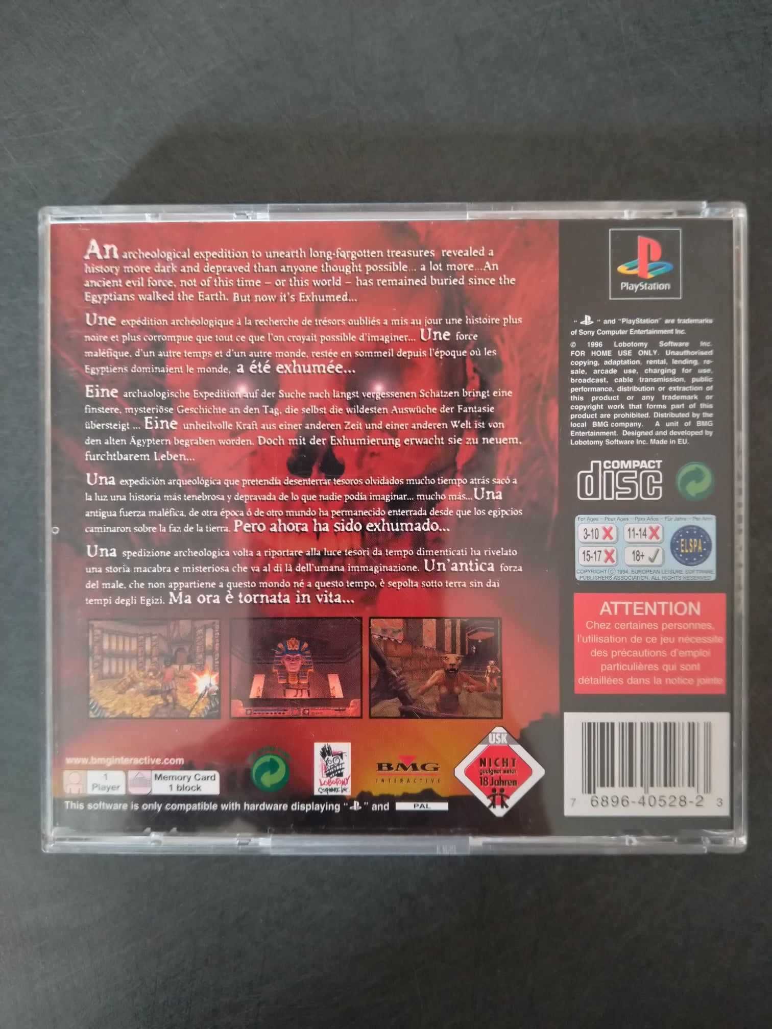 Exhumed / PS1 / BDB /