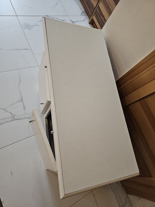 Szafka pomocnicza szafeczka konsola drewno biała