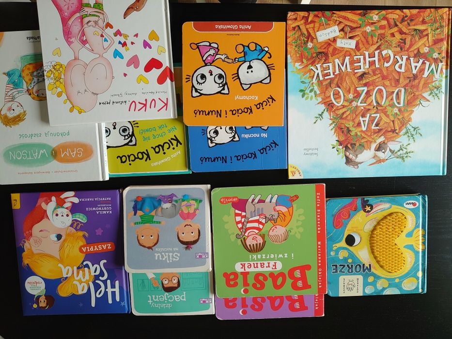 Zestaw – Basia, Kicia Kocia, Hela Sama, emocje, morze, marchewki &more