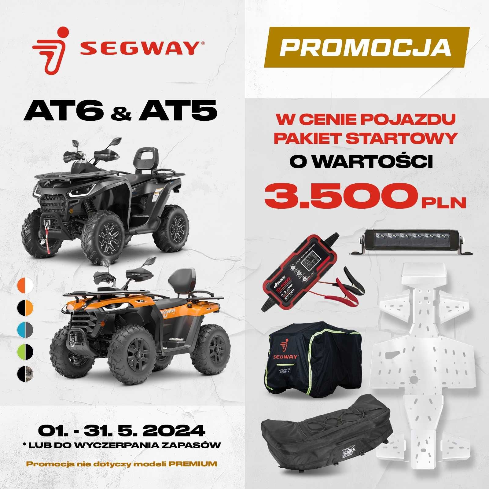 PROMOCJA SEGWAY 600 Snarler AT6 S L + ZESTAW ZIMOWY limited eps