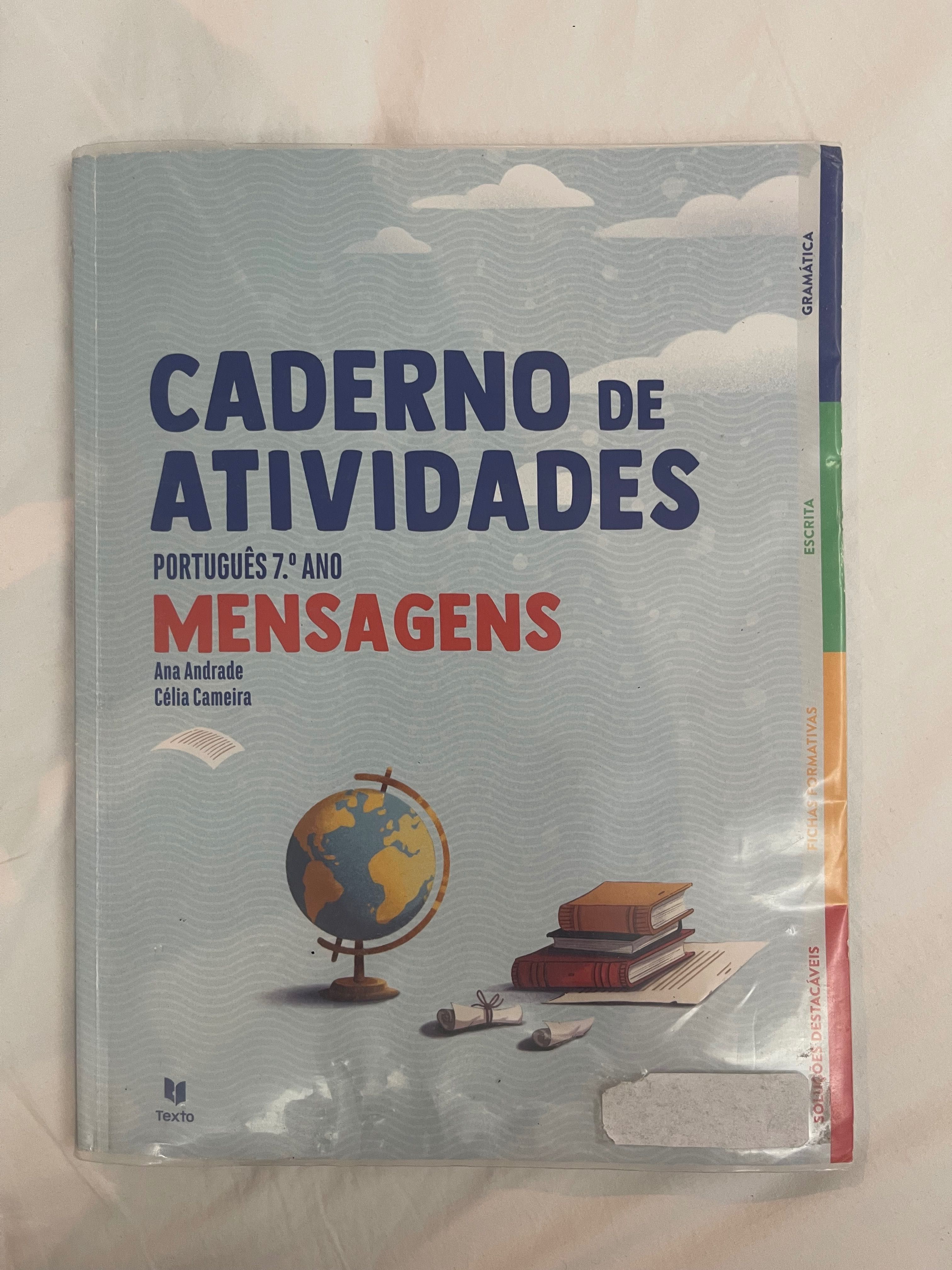 Caderno atividades Português 7.º ano