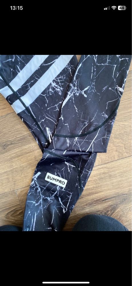 Zestaw sportowy set na siłownie bumpro S 36 legginsy top