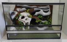 Terrarium dla węża, boa, pytona, zbożowego, TW08Cz, AquaWaves