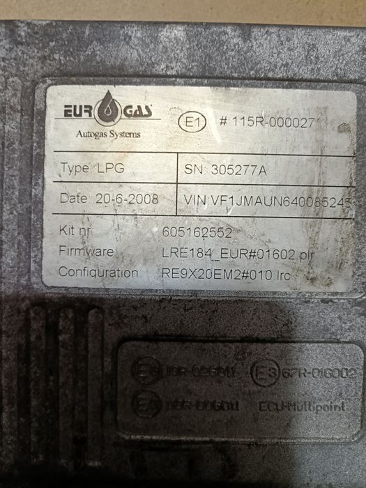 Sterownik Eurogas 4 cylindry