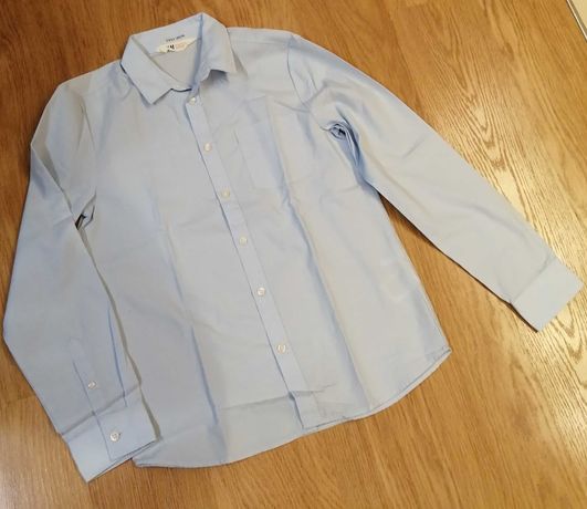 Koszula H&m w rozmiarze 158 niebieska
