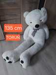 Miś pluszowy duży biały 135cm, Toruń