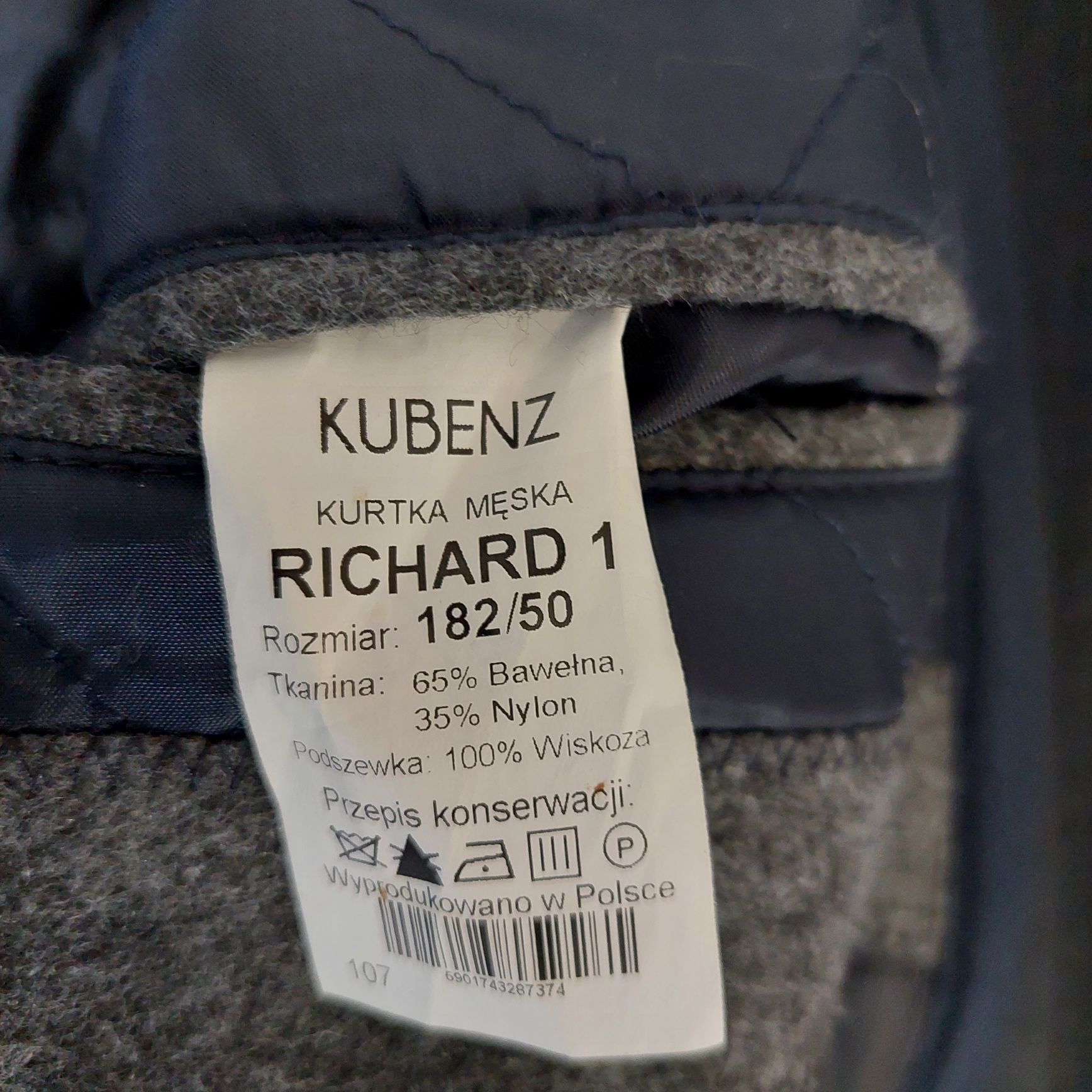 Płaszcz/kurtka Kubenz rozm. 182/50