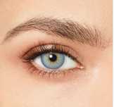 Lentes de contacto azuis