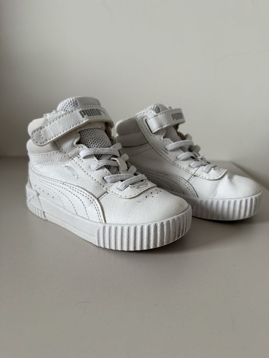 Sneakersy 25 Carina za kostkę  puma Biały adidasy buty sportowe rzepy