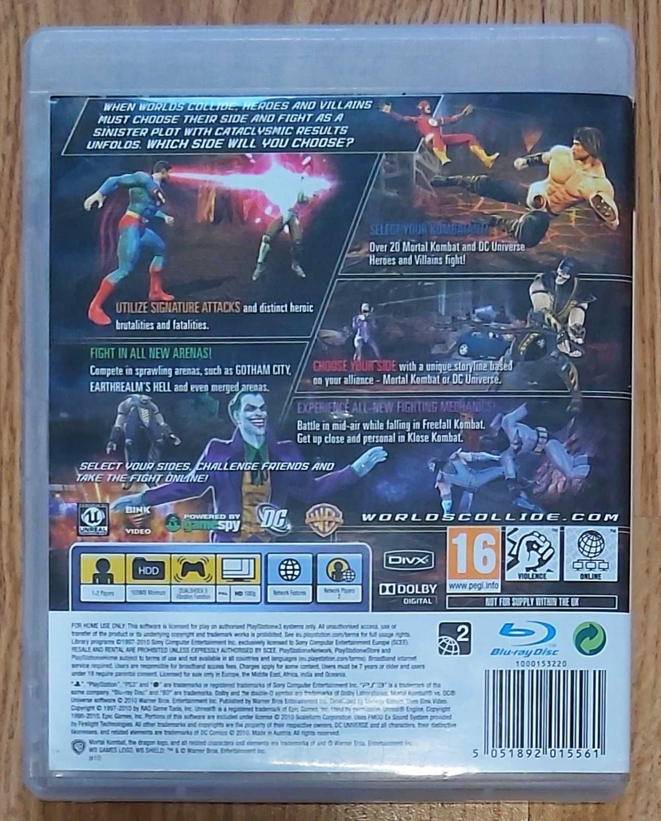 Gra (PS3) Mortal Kombat vs DC Universe; Bijatyka