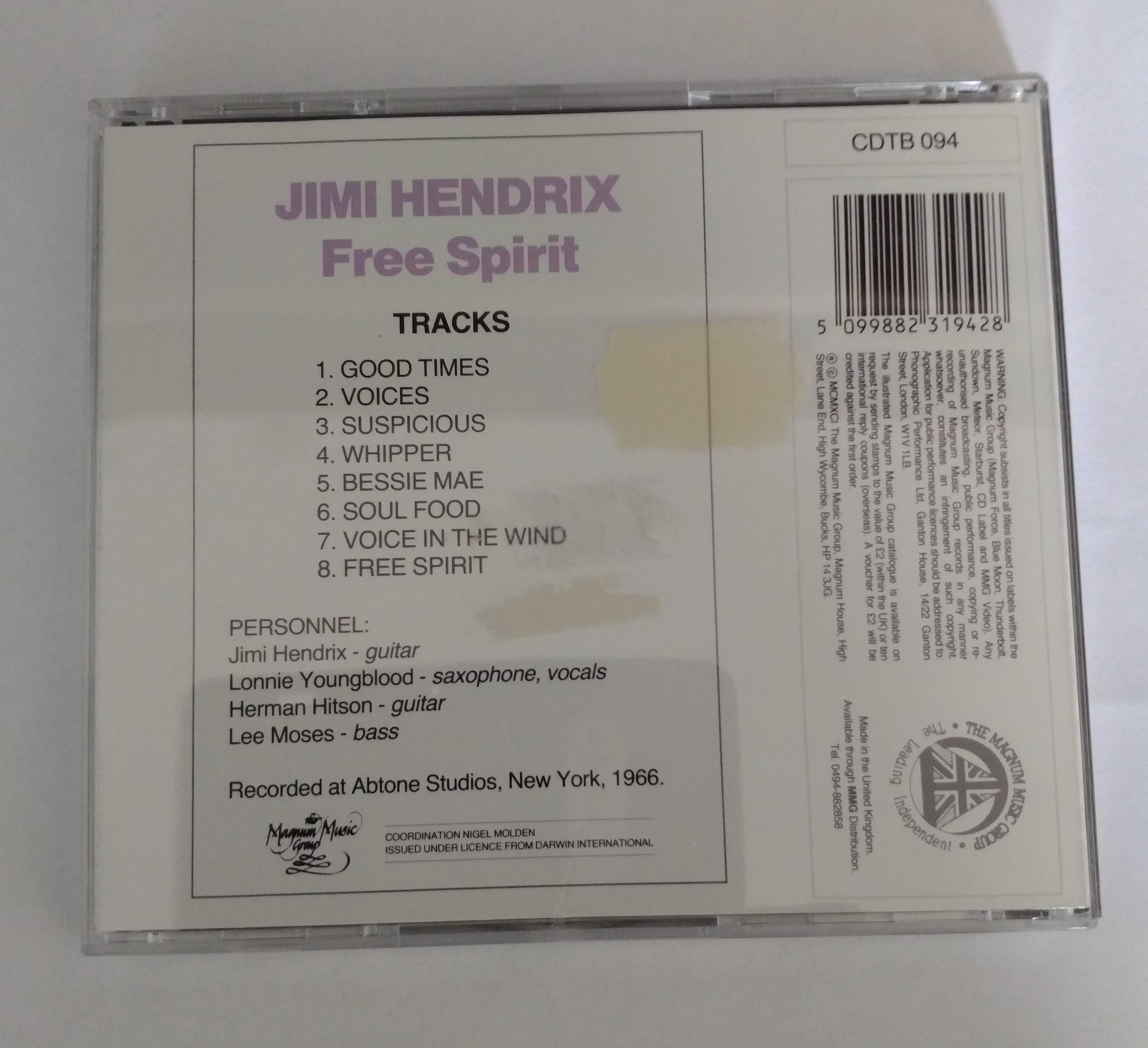 Jimi Hendrix  Free Spirit   CD