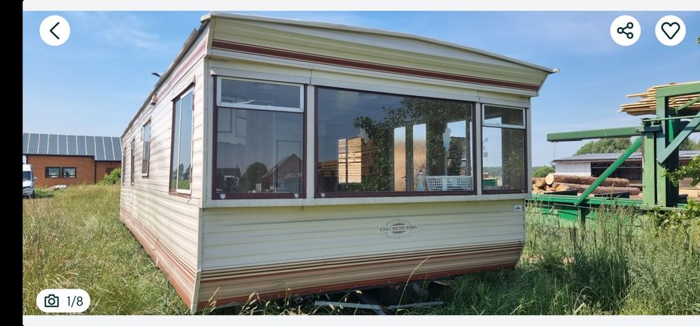 Domek Holenderski 3,7x10,6m duży  dwie stan dobry