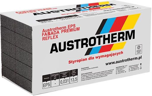 Styropian Termooganika Domstyr Grafit Fasada Premium 0,033 TYRON GRAST