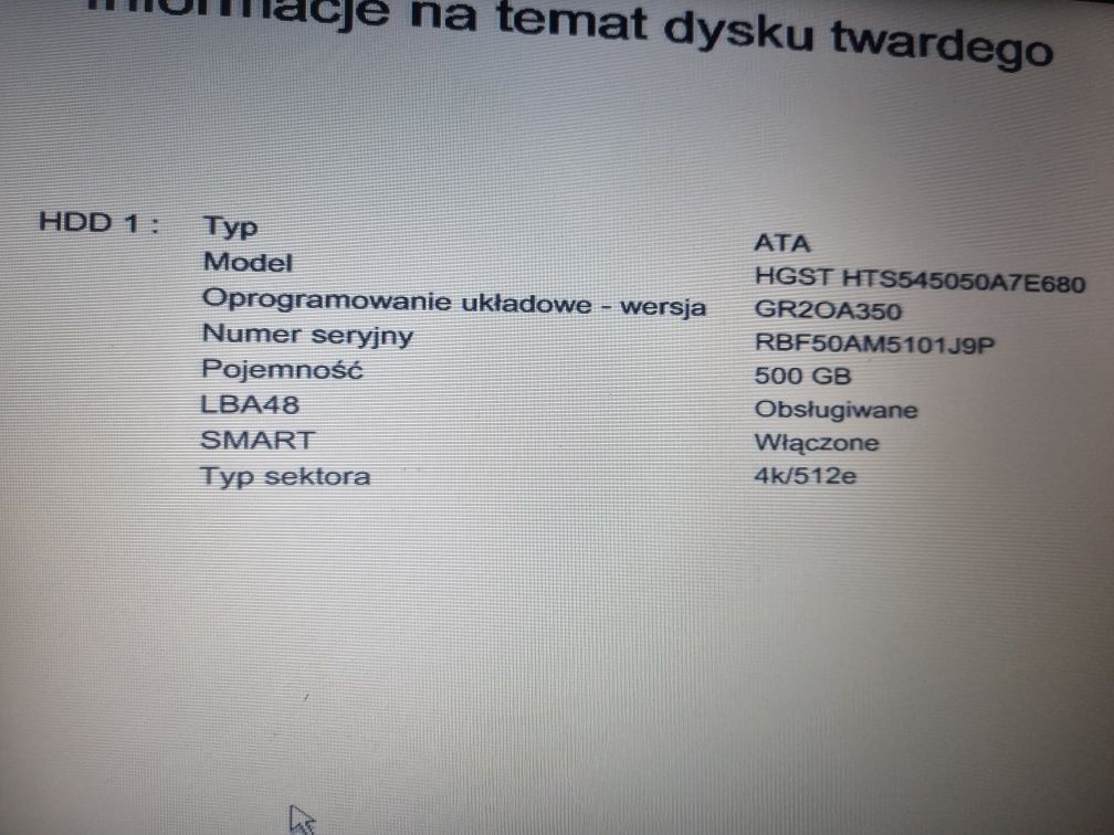Laptop HP i3 uruchamia się