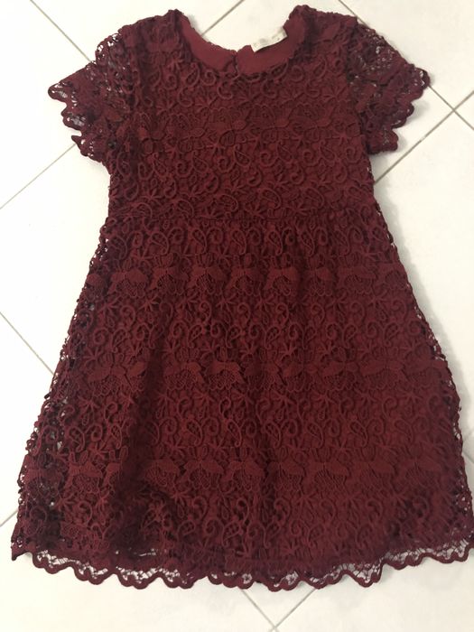 Vestido renda da zara
