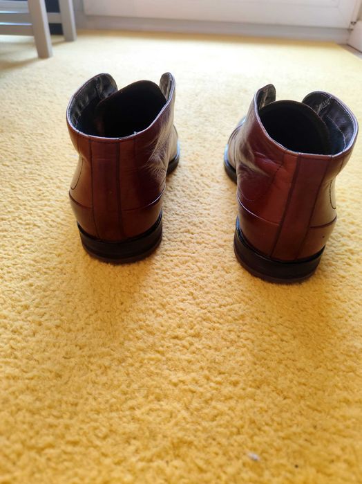 Buty męskie zimowe Ryłko brązowe r. 41