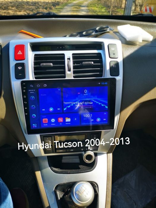 Магнітола Hyundai Tucson 2004-2013, Android, usb, Bluetooth, камера