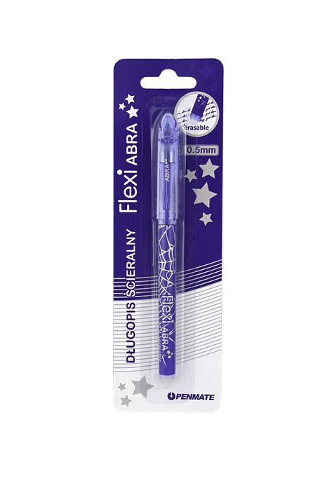 Długopis ścieralny Flexi Abra, niebieski. Penmate