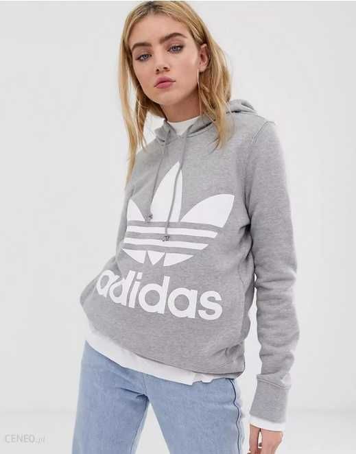 Adidas Originals Adicolor Trefoil Hoodie - grey