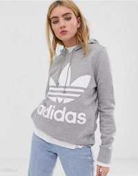 Adidas Originals Adicolor Trefoil Hoodie - grey