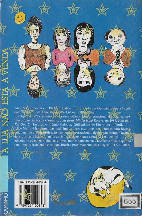 Alice Vieira - - - A Lua Não Está à Venda - - - - - Livro