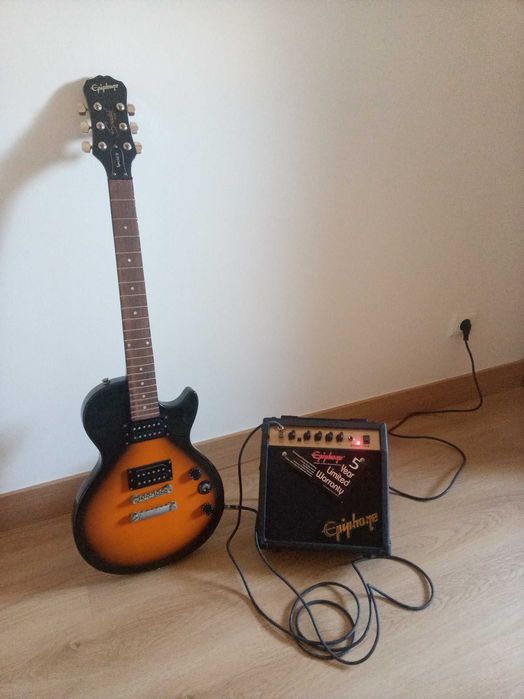 Guitarra Elétrica + Amplificador [Epiphone]