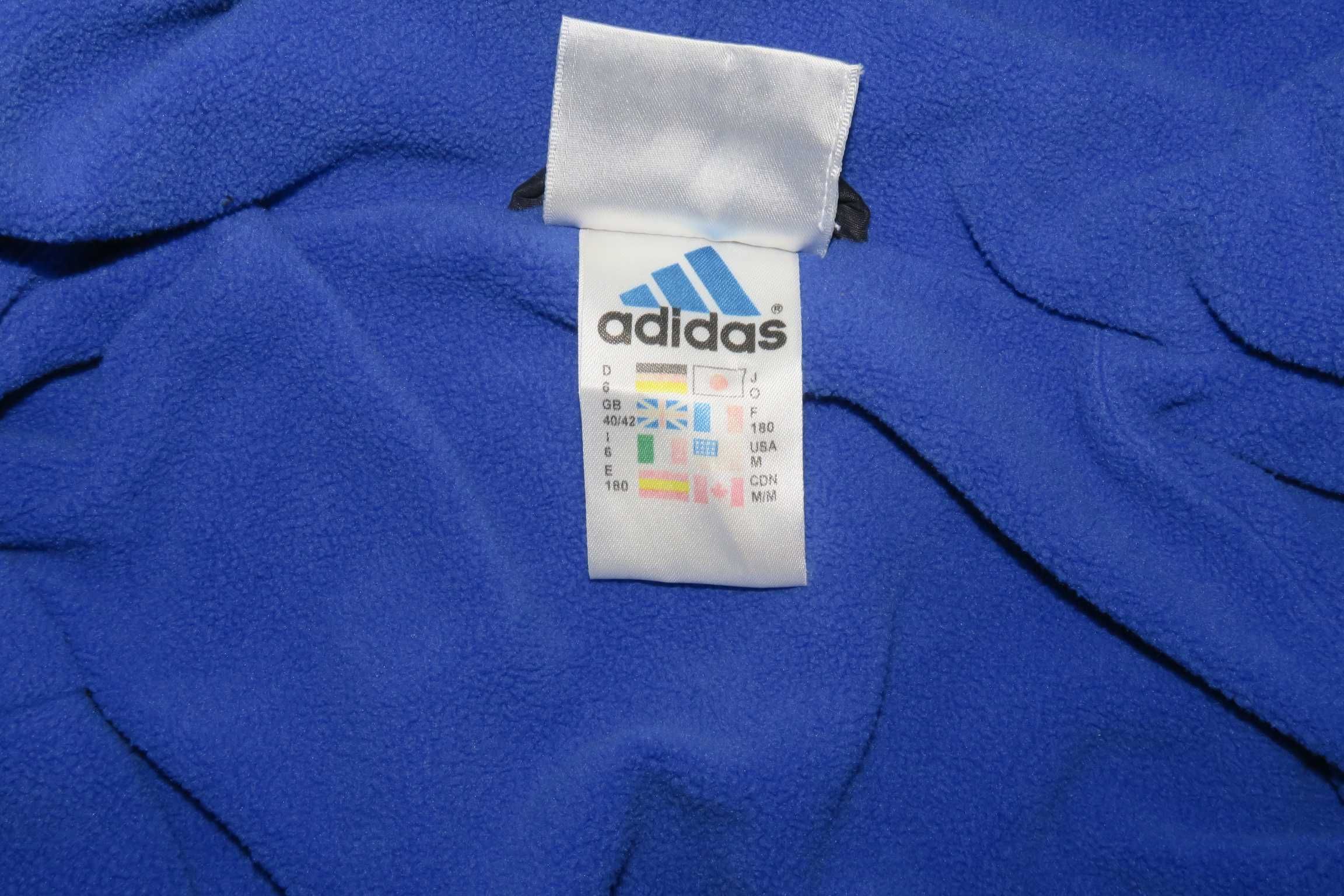 Adidas  kurtka ocieplana polarem vintage M/L