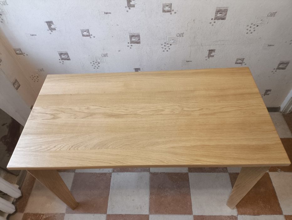 Стол кухонный с массива дуба, табуретки