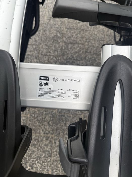 Bagażnik 2 rowery rowerowy thule velocompact 924