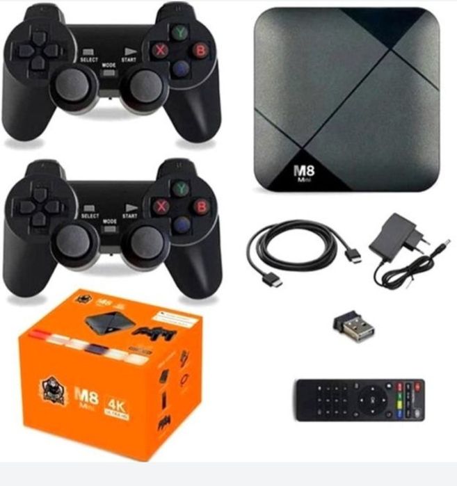 ТВ приставка Игровая приставка + 2 джойстика 2.4G M8MINI