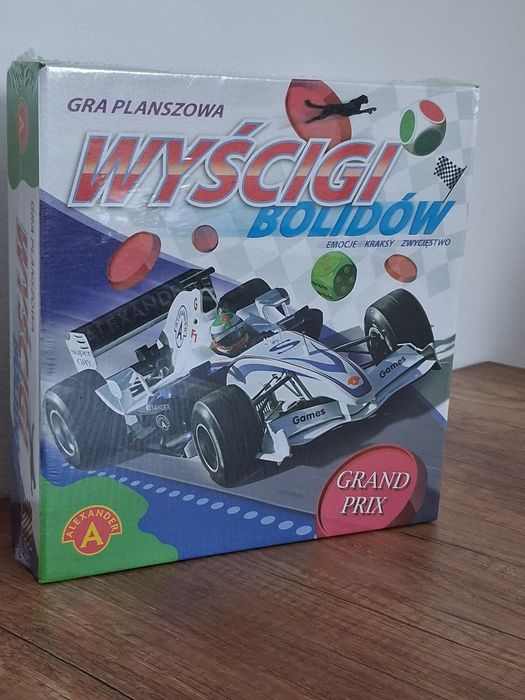 NOWA gra planszowa WYŚCIGI BOLIDÓW Alexsander 7+