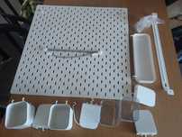 Ikea Skadis tablica perforowana z dodatkami