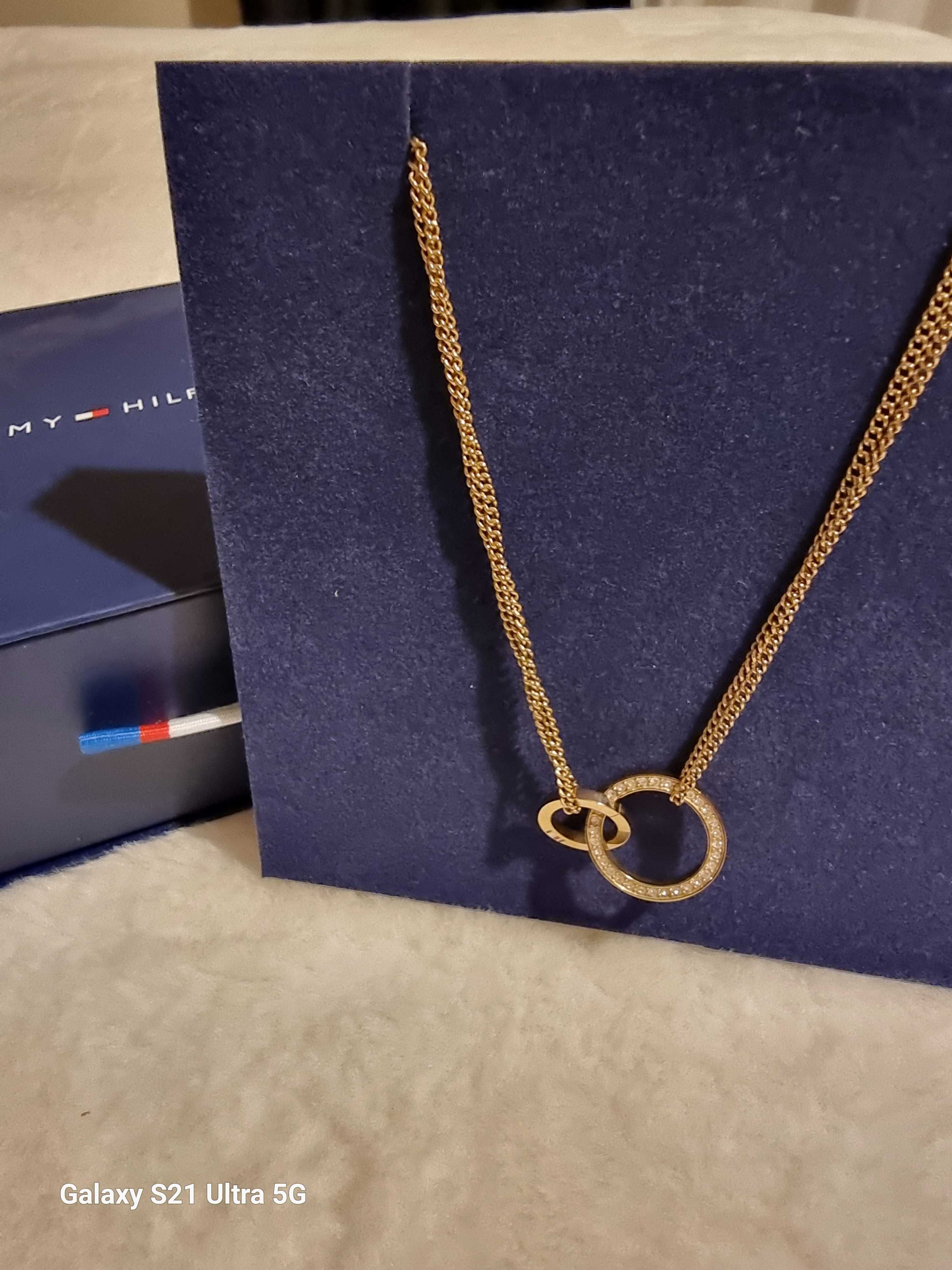 Fio duas voltas dourado Tommy Hilfiger