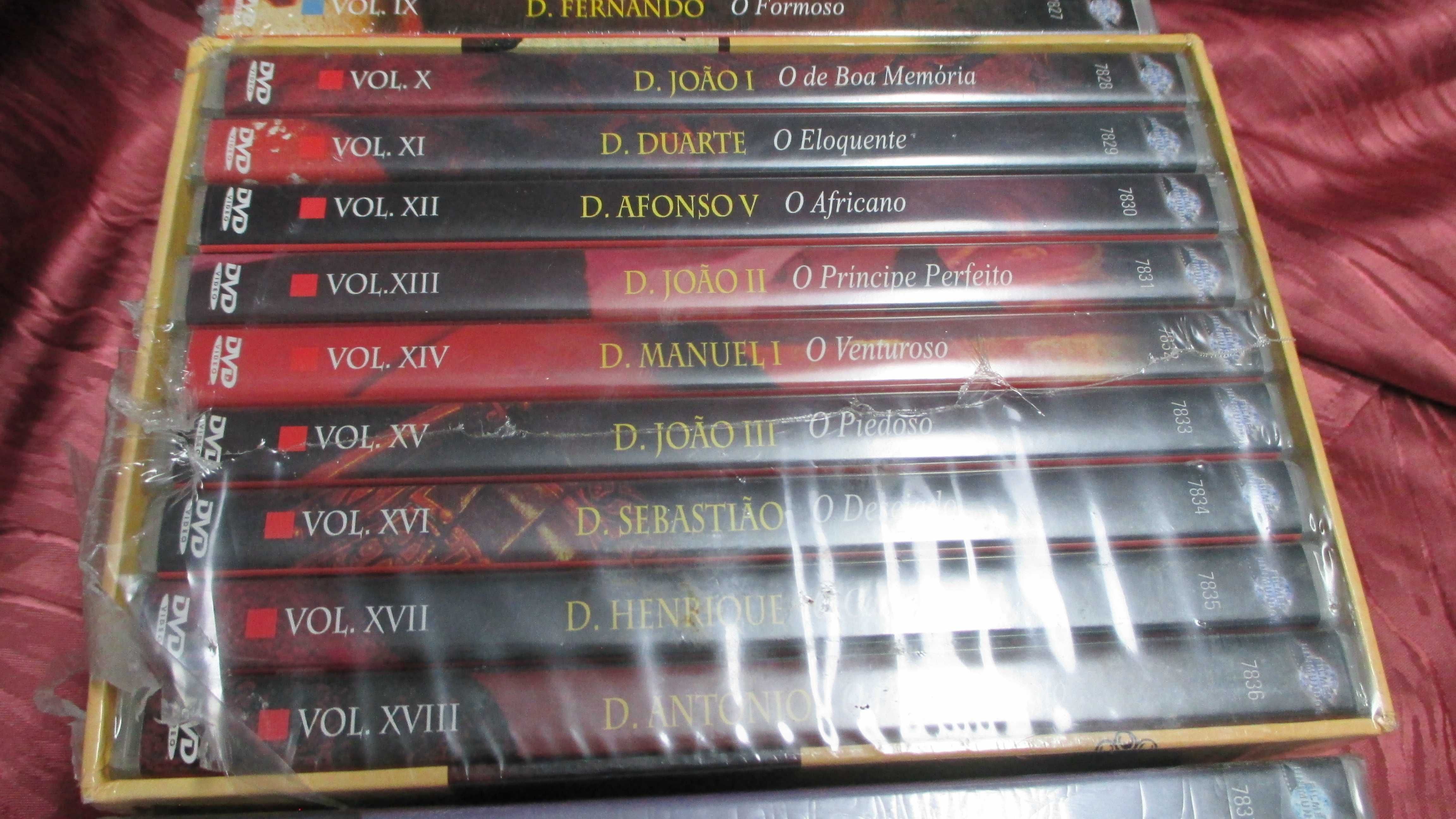 DVD ( Colecção 35 DVD ) Novos Reis de Portugal