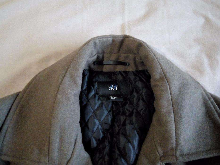 Пальто мужское утепленное полушерсть H&M