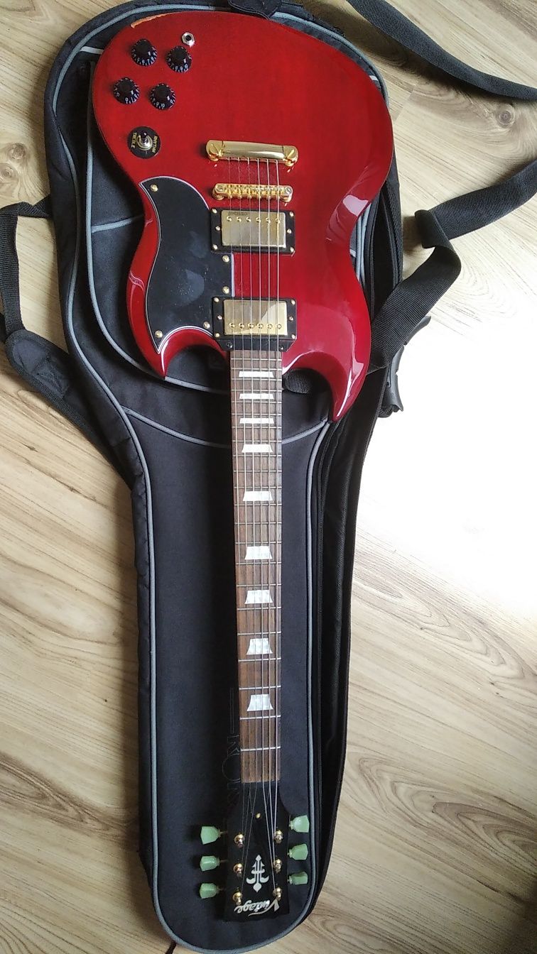 Gitara elektryczna Vintage VS6CG jak Gibson SG