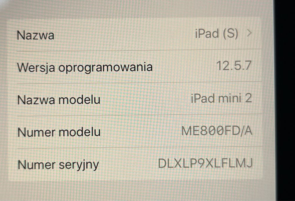 Ipad Mini 2 sprawny + pudełko
