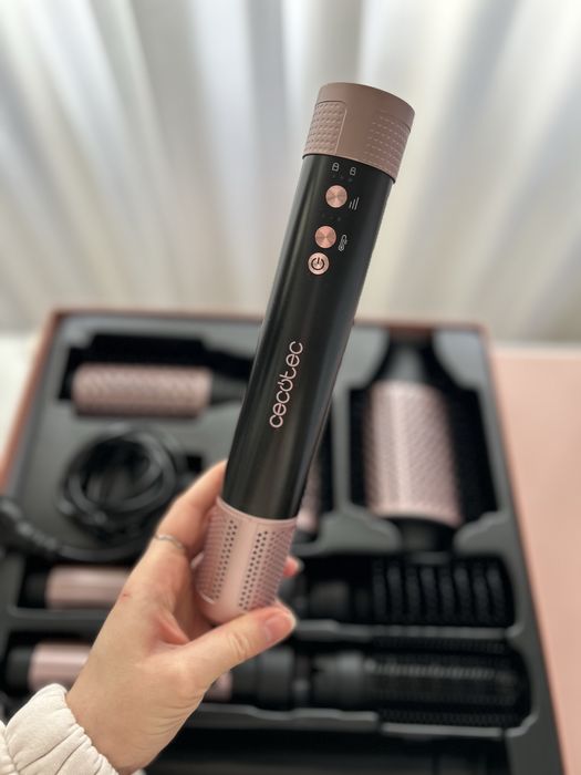 Bamba CeramicCare AirGlam Black Modelador multifunções 8 em 1
