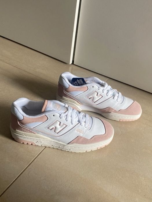 Buty sportowe sneakersy new balance 550 38 białe różowe