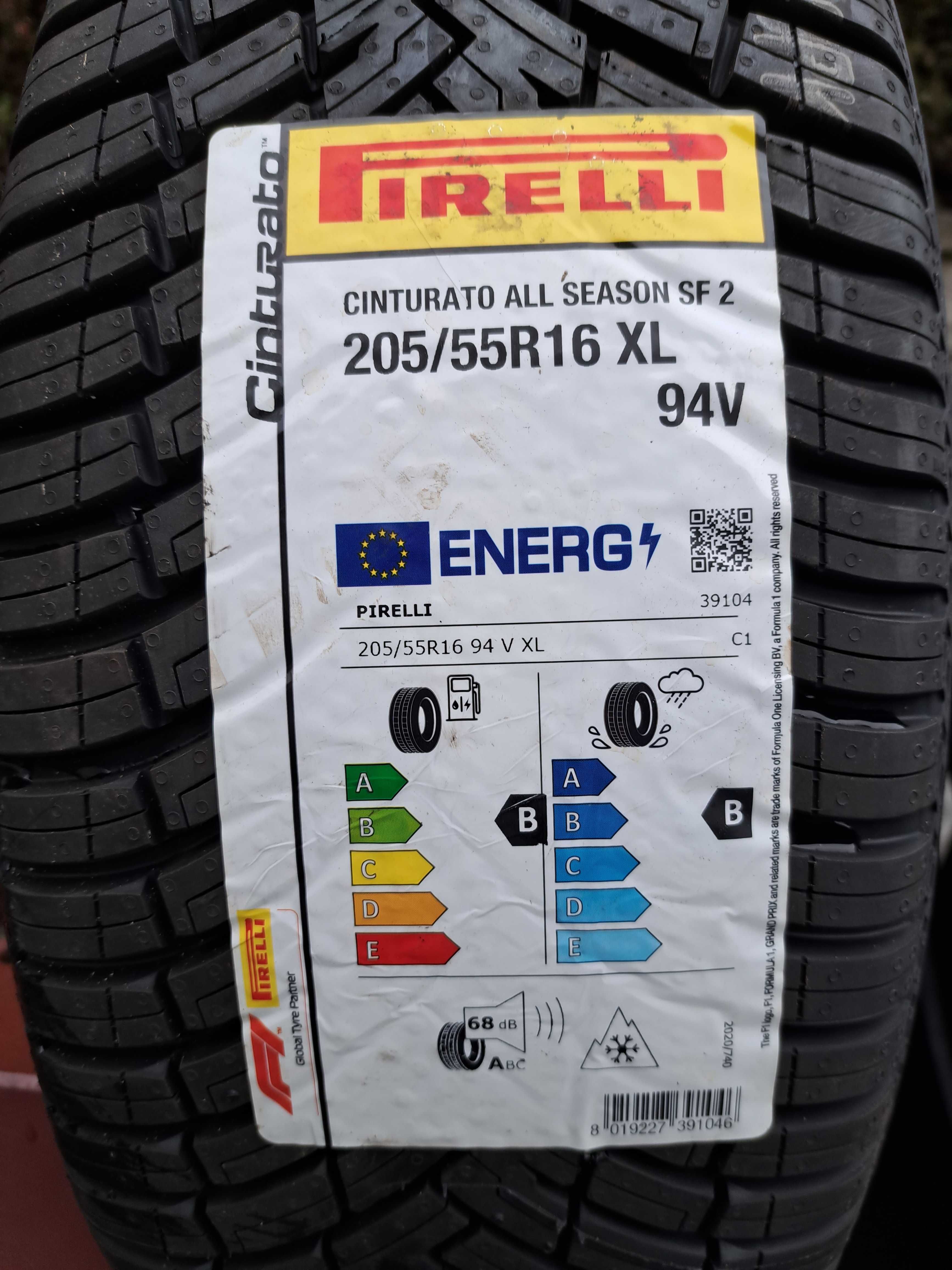 4 Opony NOWE wielosezonowe 205/55 R16 Pirelli Montaż Gratis!
