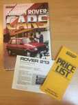 Vintage Catálogo Austin Rover