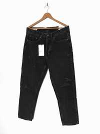Spodnie jeansowe męskie z przetarciami o kroju Slim Fit | Zara