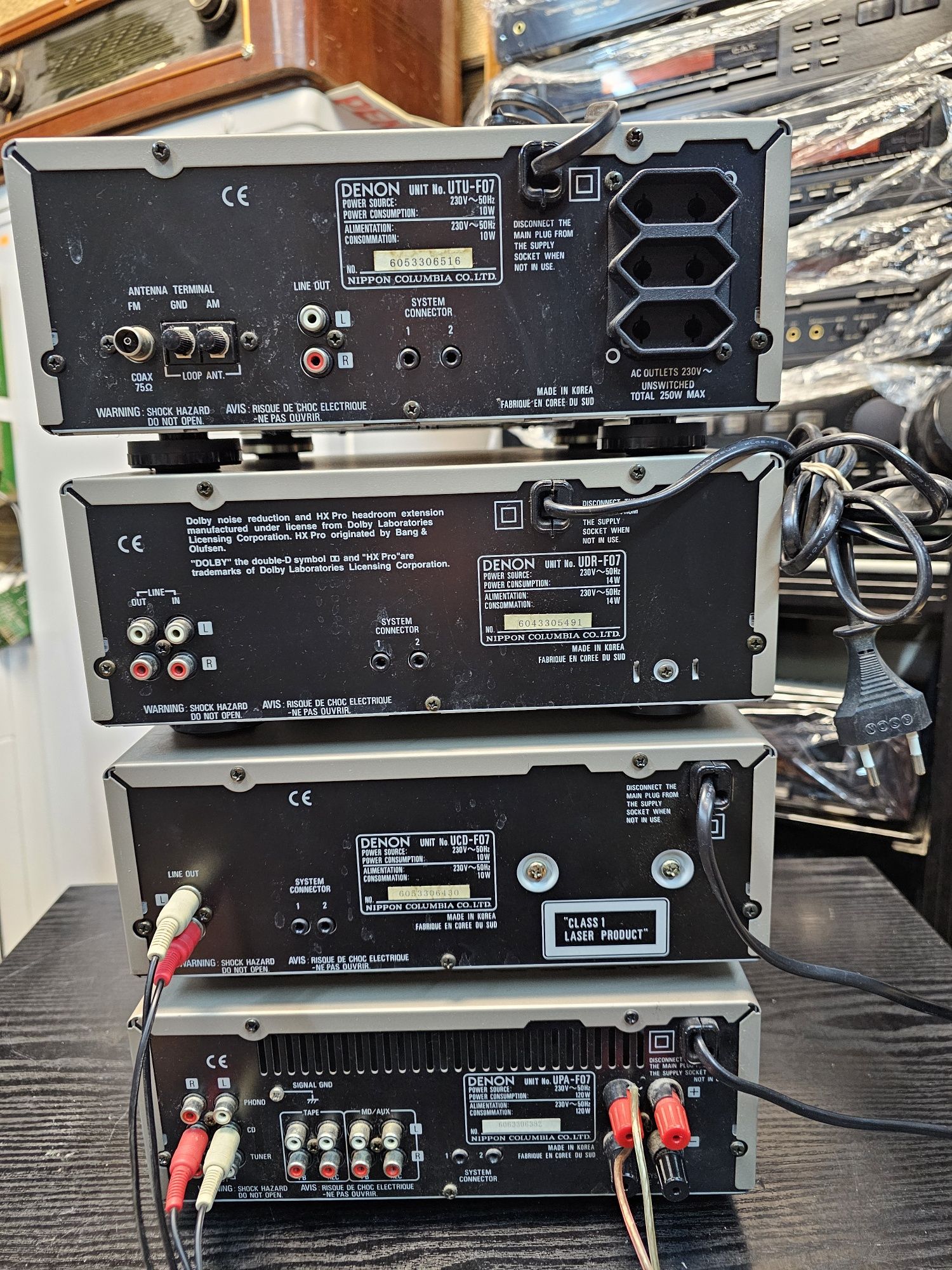 Wieża Denon Upa-F08,Ucd-f07,Utu-F07,Udr-F07
