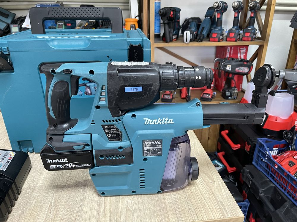 Makita DHR243+DX07 / перфоратор з пилососом Макіта