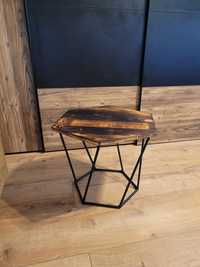 Stolik kawowy rustykalny w stylu loft