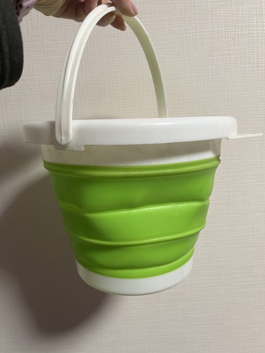 Ведро силіконове складене