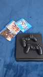 Playstation 4 Slim 1TB + 2 Comandos Originais + Jogos