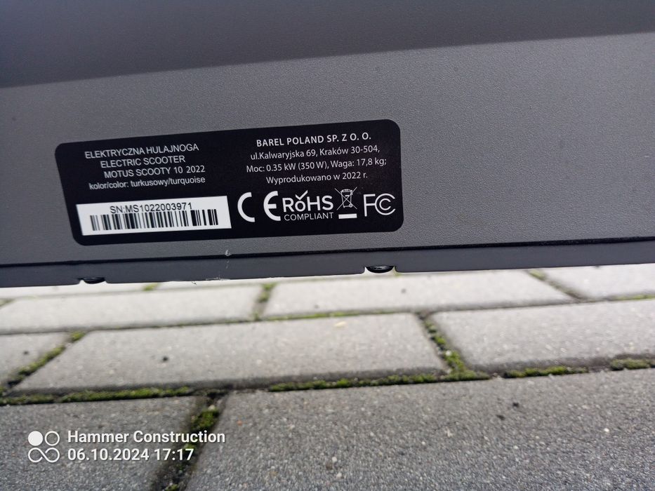 Hulajnoga elektryczna