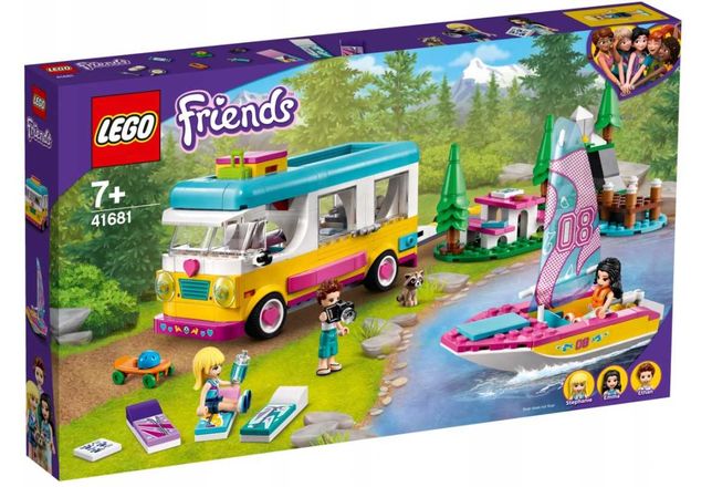 LEGO Friends mikrobus kempingowy i żaglówka 41681 NOWOŚĆ