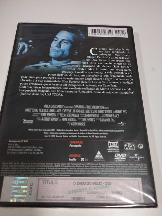 O Cabo do Medo DVD